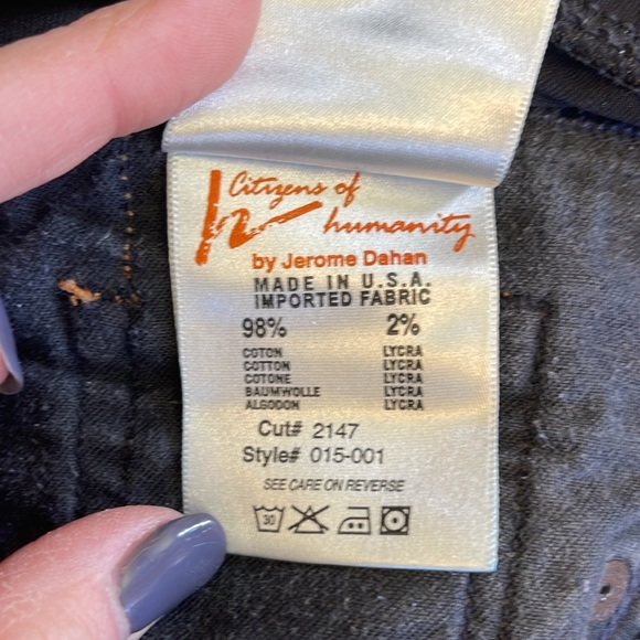 Citizens Of Humanity Maternity Belly Panel Sz 31 - Picture 12 of 12